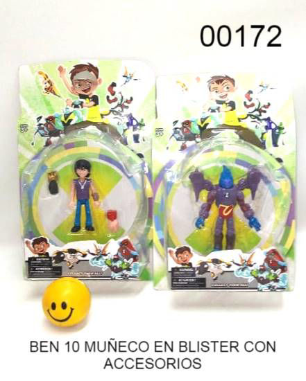 Imagen de BEN 10 MUÑECO EN BLISTER CON ACCESORIOS 3.24